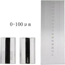 Manometro finezza doppio canale con raschietto campo di misura 0-100μm