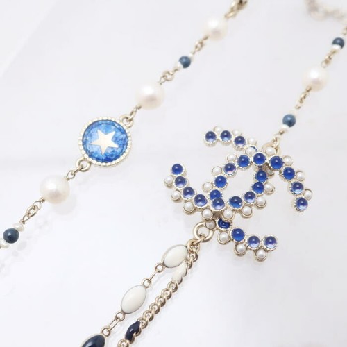 Collana catena lunga chanel - collana,