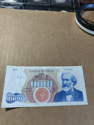 1000 lire verdi - lire, 1°