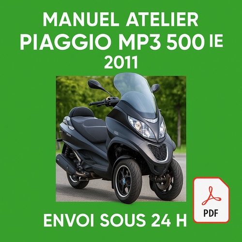 Manuel atelier piaggio - mp3, 500
