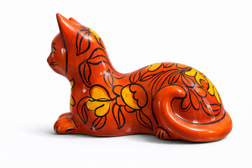 Gatto ceramico italiano 1960