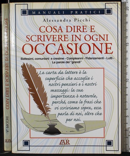 Cosa dire scrivere ogni - cosa, e