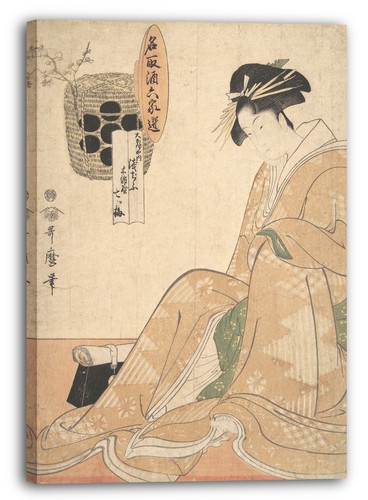 Tela cornice kitagawa utamaro - kitagawa,