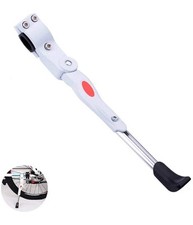 Cavalletto Per Bici Supporto Bicicletta Laterale Altezza Regolabile Reflettore