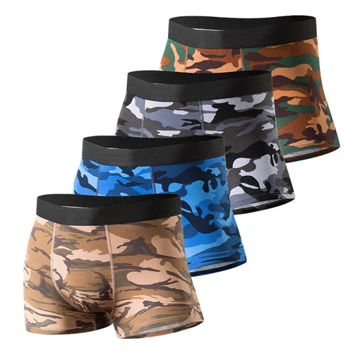 Boxer uomo cotone - , mimetico