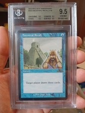 Magic ANCESTRAL RECALL BGS 9.5 30th ANNIVERSARY Edition MTG Retro Frame P9