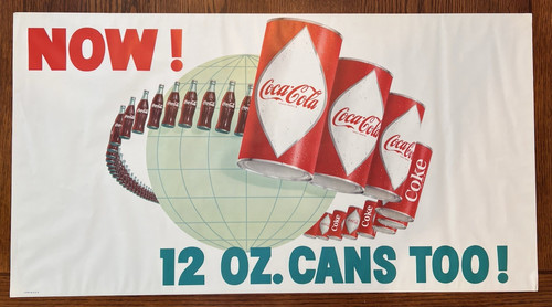 Raro poster pubblicitario coca - pubblicitario,