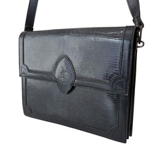 Borsa a tracolla Saint Laurent borsa YSL Cassandra in vera pelle nera