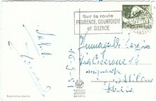 70926 - SVIZZERA - Storia postale - Francobollo su CARTOLINA 1951: SICUREZZA STRADALE