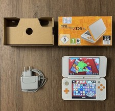 New Nintendo 2DS XL 64GB White Orange - Con Scatola E Caricatore Originale