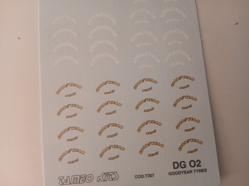 Decals goodyear and - 1:43,