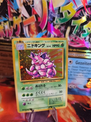 Carta pokemon card nidoking - carta,