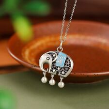 F02 Rimorchio Elefante Con Blu Coperta Argento Fine 999