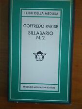 GOFFREDO PARISE- SILLABARIO N.2- MONDADORI 1982