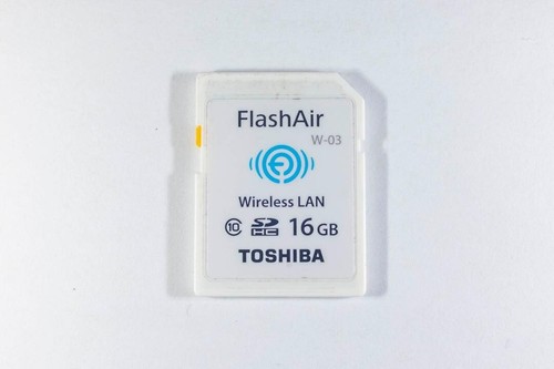 Scheda sdhc flashair con lan - con,