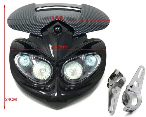 Faro proiettore staffe - proiettore, moto