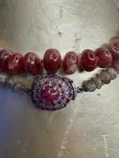 Collana Rubini Taglio Beads