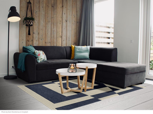 Tappeto moderno trapuntato - , a
