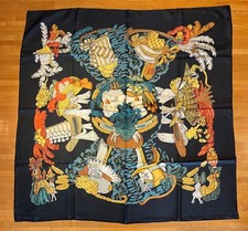 HERMES Sciarpa di Seta Carre