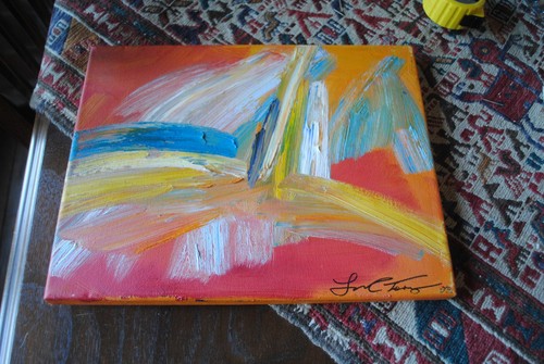 Linda toomey dipinto olio - linda,