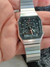 Citizen ana-digi 30-0314 Robot Face made in Japan 1984