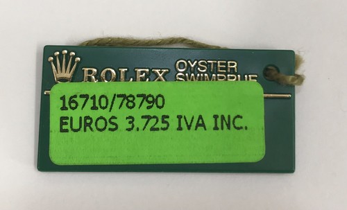 Rolex green tag - green, oyster