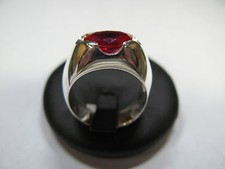 MENS SYNTHETIC RUBY CLAWS 925