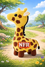 Nfr neon giraffa - giraffa, perfetto