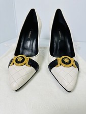 Versace scarpe donna oro logo