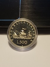500 LIRE ARGENTO PROOF 1998