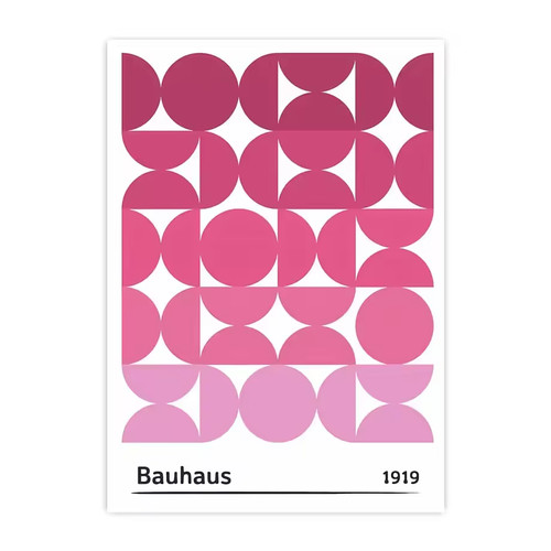 Poster bauhaus arte tela - poster,