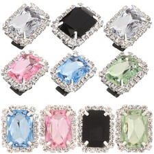 10 Pcs Lacci Scarpe Cristalli