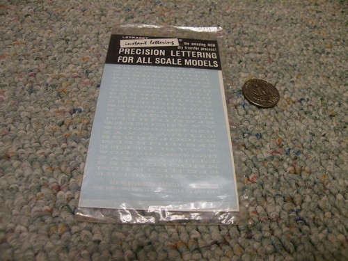 Letraset decalcomanie - letraset,