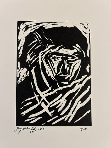 Ugo maffi 1965 xilografia - ugo,