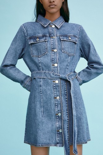 Abito jeans zara denim boho - denim,