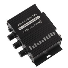 AK270 Stereo Amplifier 12V Clear Sound Quality Mini Amplifier For Car Motorbike
