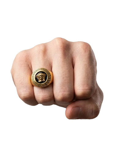 Anello versace vintage medusa - anello,