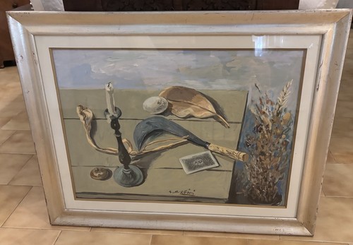 Quadro olio tavola giulio - quadro,