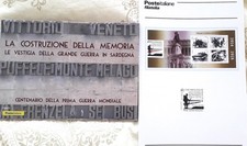 RARO FOLDER “PRIMA GUERRA MONDIALE IN SARDEGNA” + BOLLETTINO FILATELICO RARO