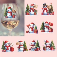 9x Pupazzo di Neve Natale