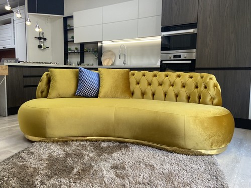 Divano luxury oro capitonnè - divano,