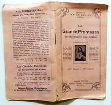 libretti religiosi artigianelli lucca LA GRANDE PROMESSA 1929