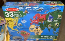 Melissa & Doug World Map Jumbo