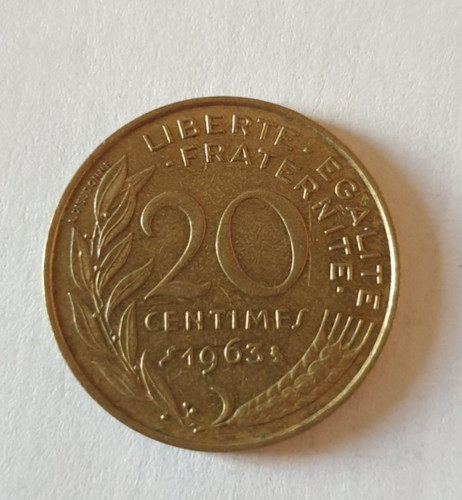 Moneta francia 1963 - 1963, 20