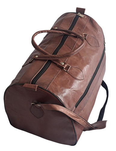 Vera pelle borsa marrone - vera,