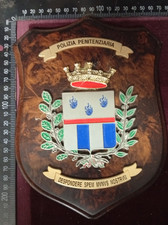 CREST POLIZIA PENITENZIARIA AGENTI DI CUSTODIA ARALDICO ISTITUZIONALE RARITÀ