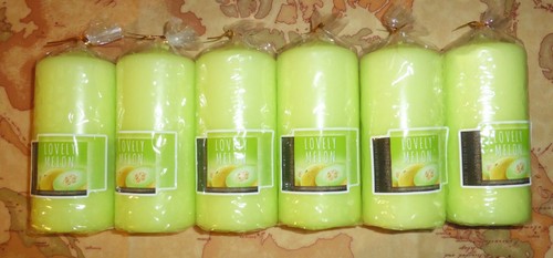 Lotto candele cera - 6, in