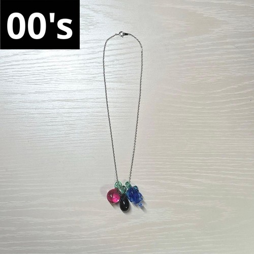 Collana frutta vetro - , vintage