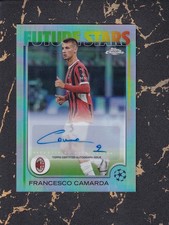 Topps Chrome Uefa 2024/25 - Milan - Francesco Camarda - AUTO