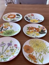 Set 6 piatti floreali Cossa